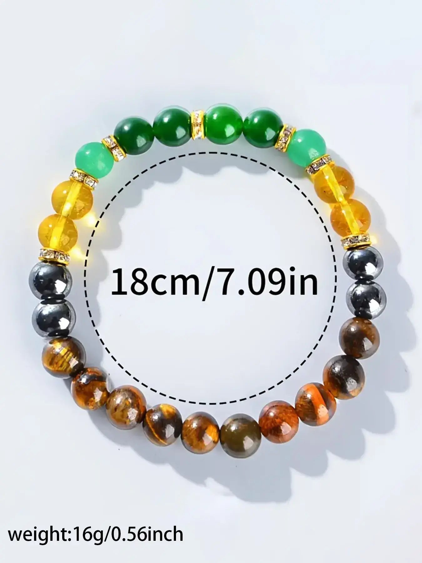 Money Bracelet with Black Onyx and Tiger'S Eye - Luck Bracelet - Attract Wealth, Abundance and Prosperity