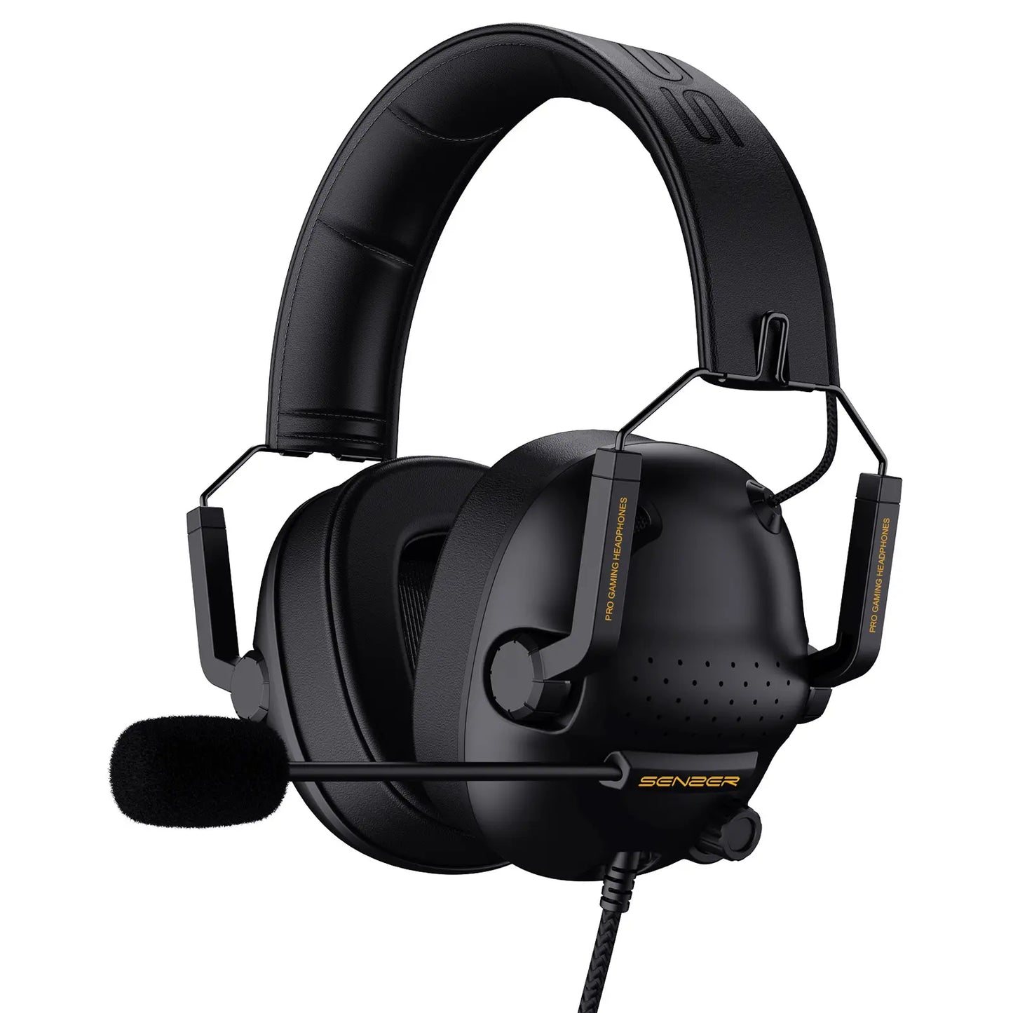 SENZER SG500 Pro Gaming Headset – Lightweight Wired Headphones with Noise-Cancelling Mic for PC, PS5, PS4, Xbox & Switch