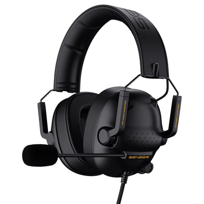 SENZER SG500 Pro Gaming Headset – Lightweight Wired Headphones with Noise-Cancelling Mic for PC, PS5, PS4, Xbox & Switch