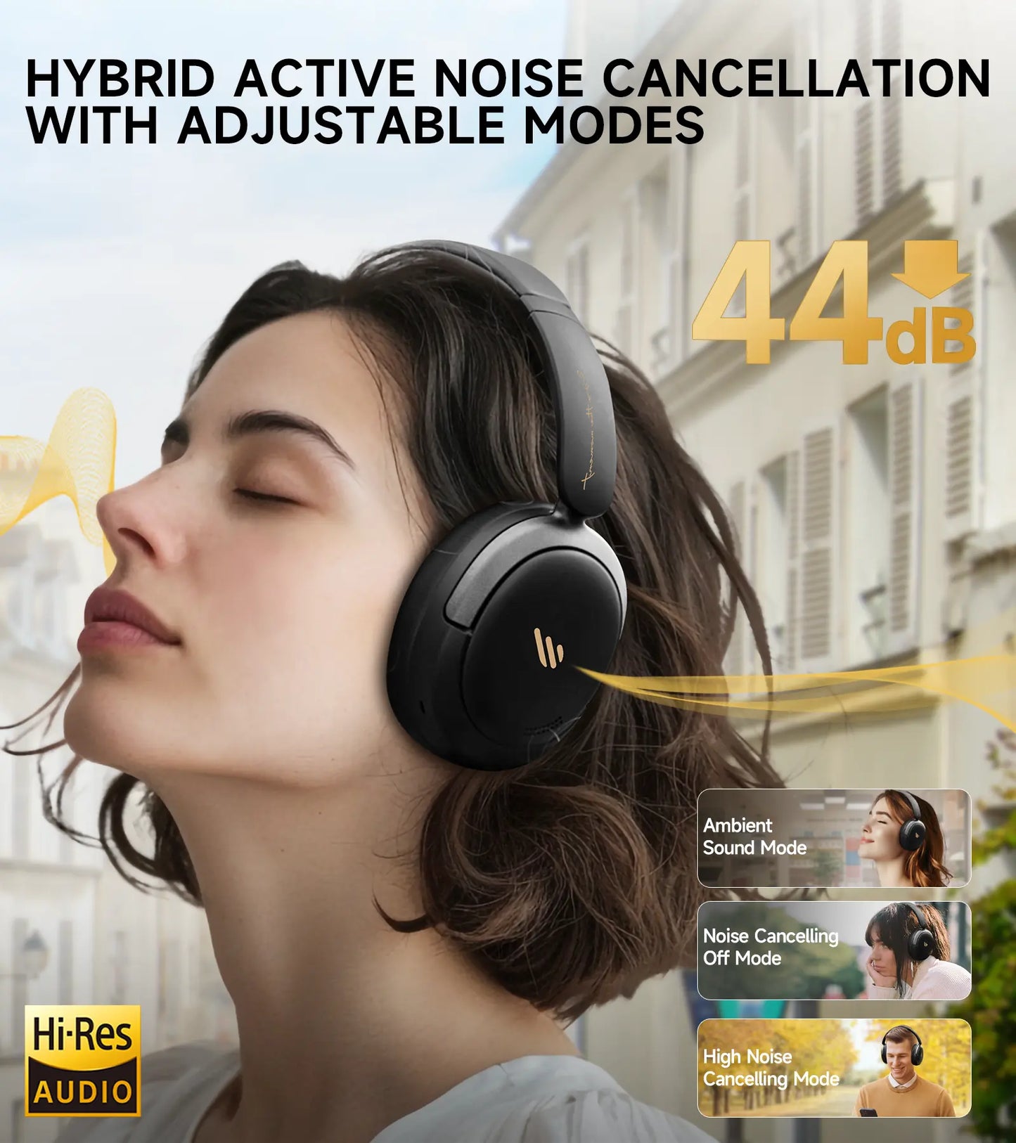 Atom Max Hybrid ANC Headphones – Wireless Bluetooth 5.4, Hi-Res Audio & Crystal-Clear Calls