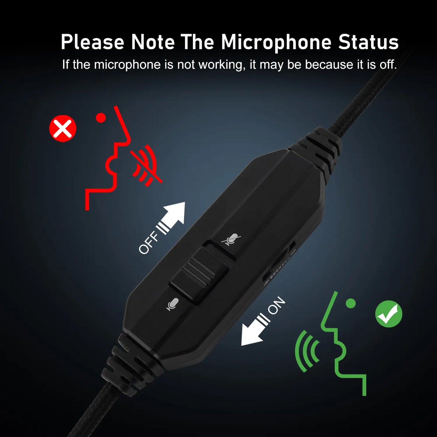 SENZER SG500 Pro Gaming Headset – Lightweight Wired Headphones with Noise-Cancelling Mic for PC, PS5, PS4, Xbox & Switch
